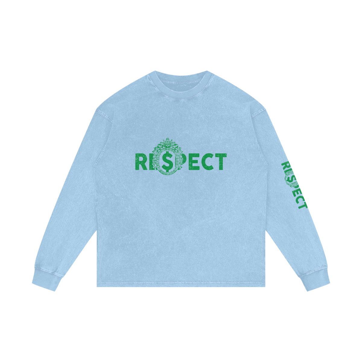 Acid Wash Oversize Long Sleeve T-Shirt