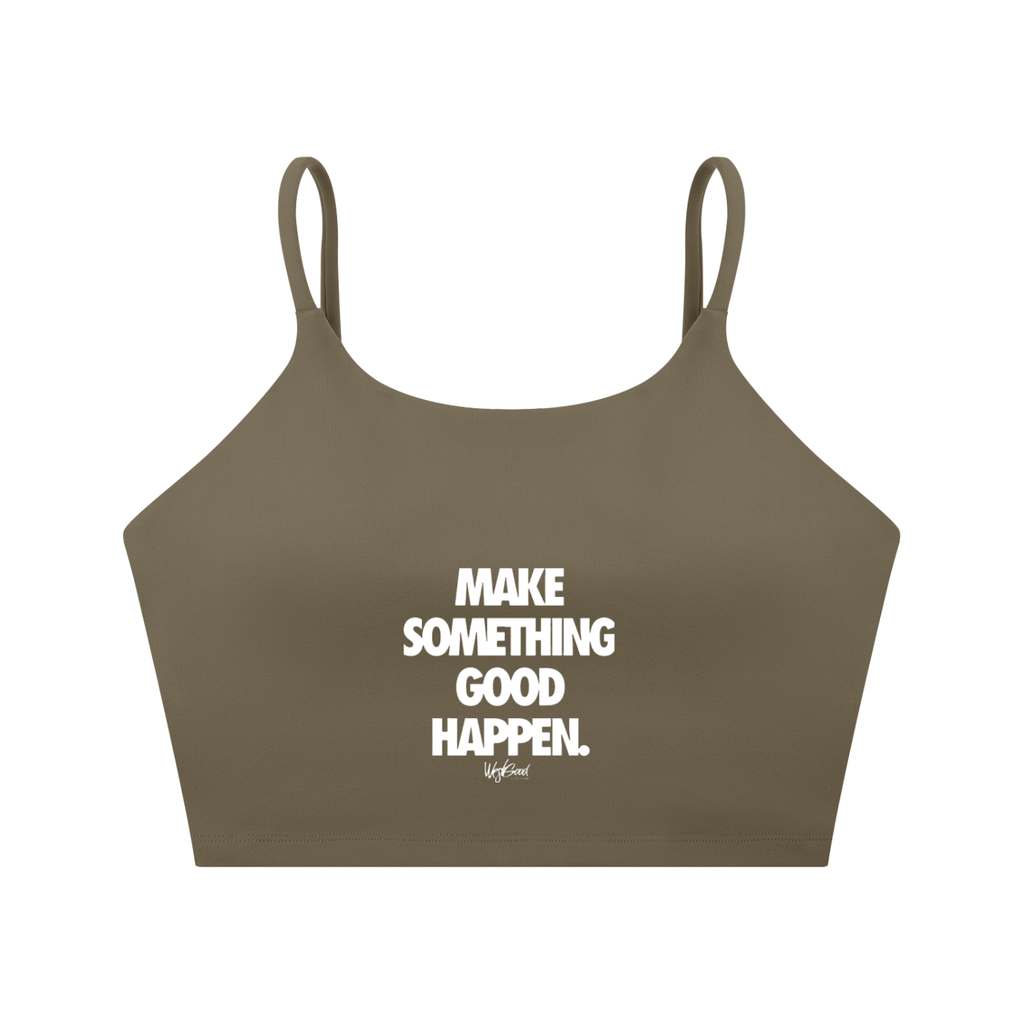 Spaghetti Strap Yoga Sports Bra