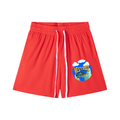 Mesh Drawstring Shorts