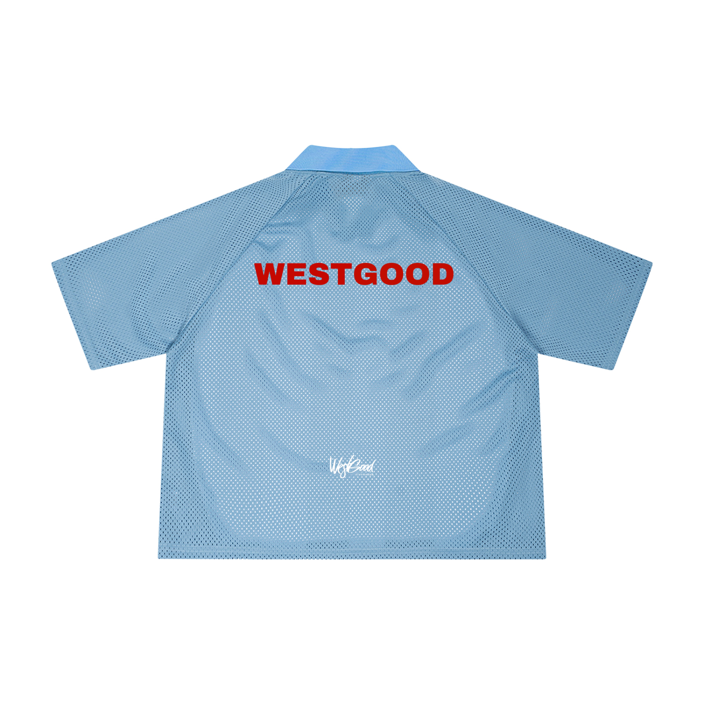 Unisex Striped Mesh Boxy Soccer Jersey