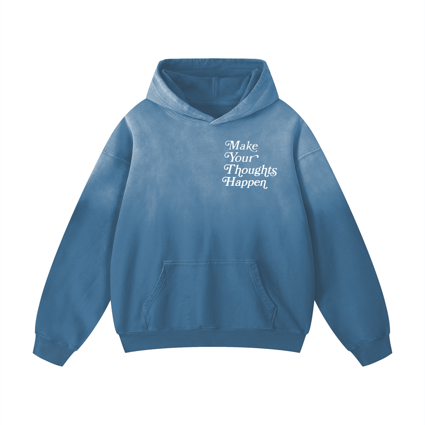 Make Your Thoughts Happen Heavyweight Oversized Hoodie