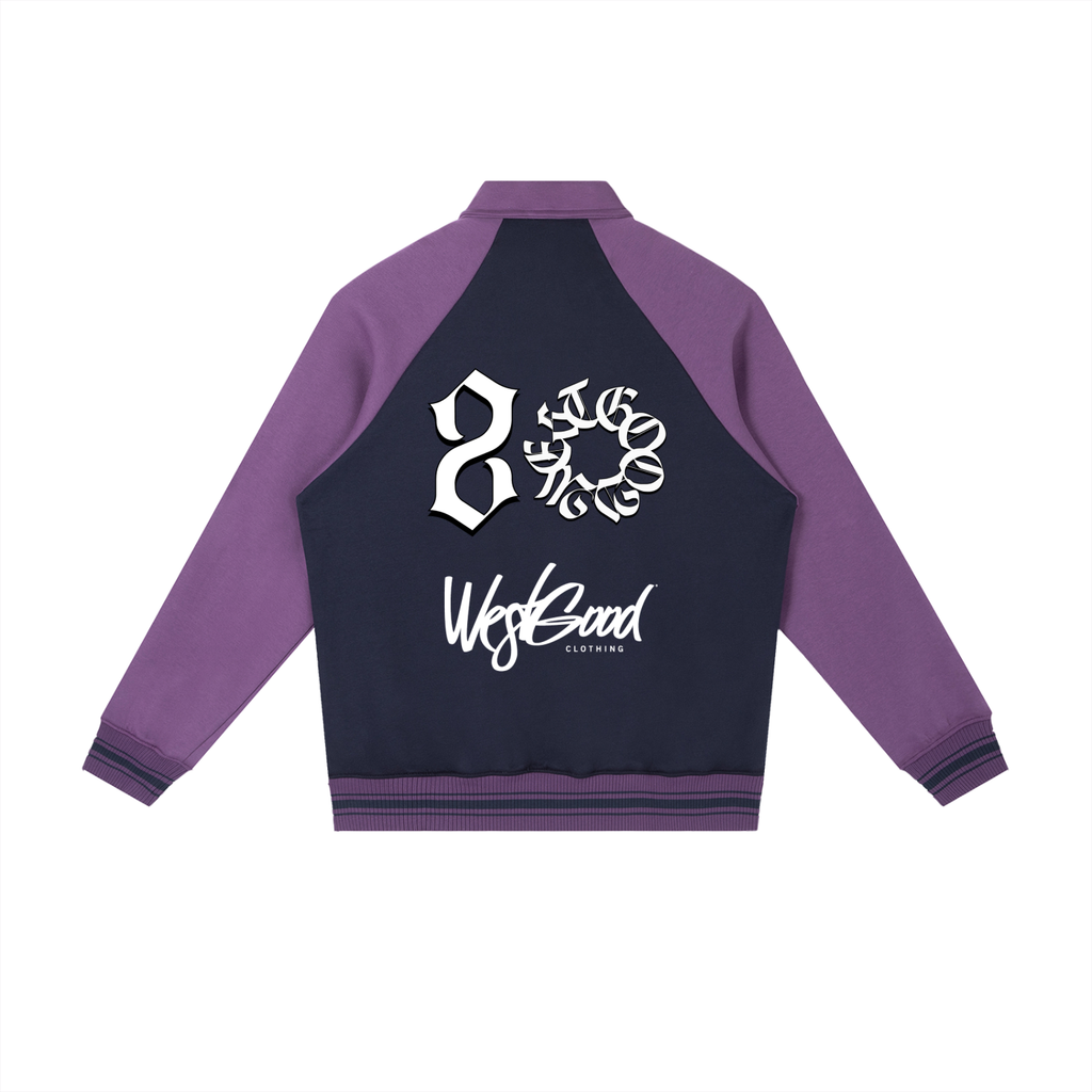 WEST GOOD CLOTHING 20 Raglan Sleeve Baseball Jacket