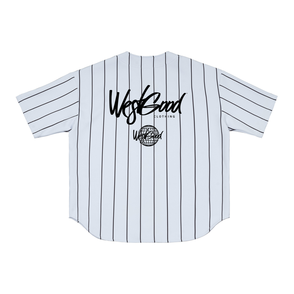 Pinstripe Baseball Jersey