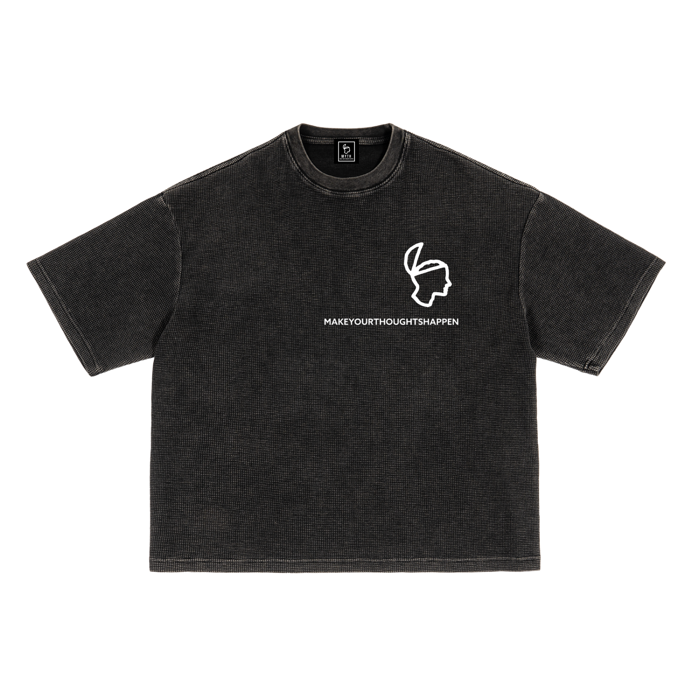 Waffle-Texture Make Your Thoughts Happen T-Shirt
