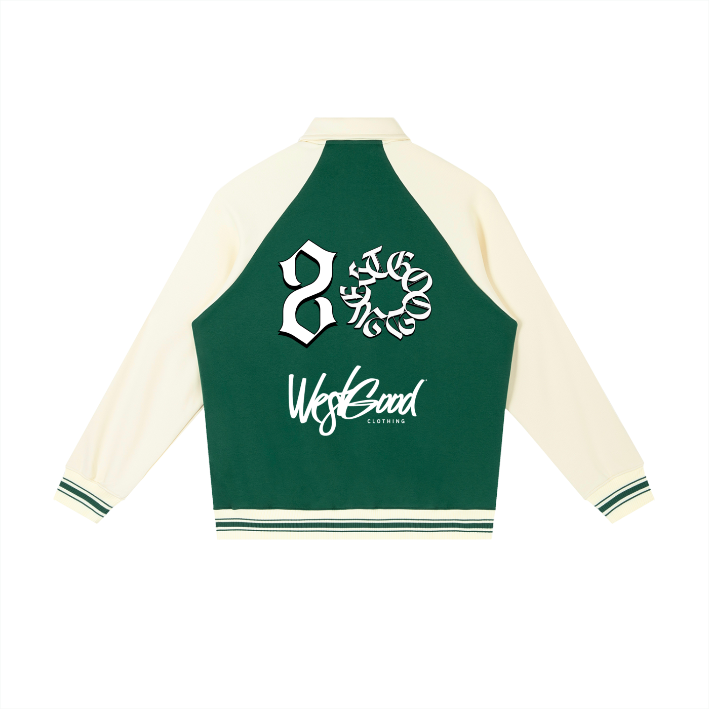 WEST GOOD CLOTHING 20 Raglan Sleeve Baseball Jacket