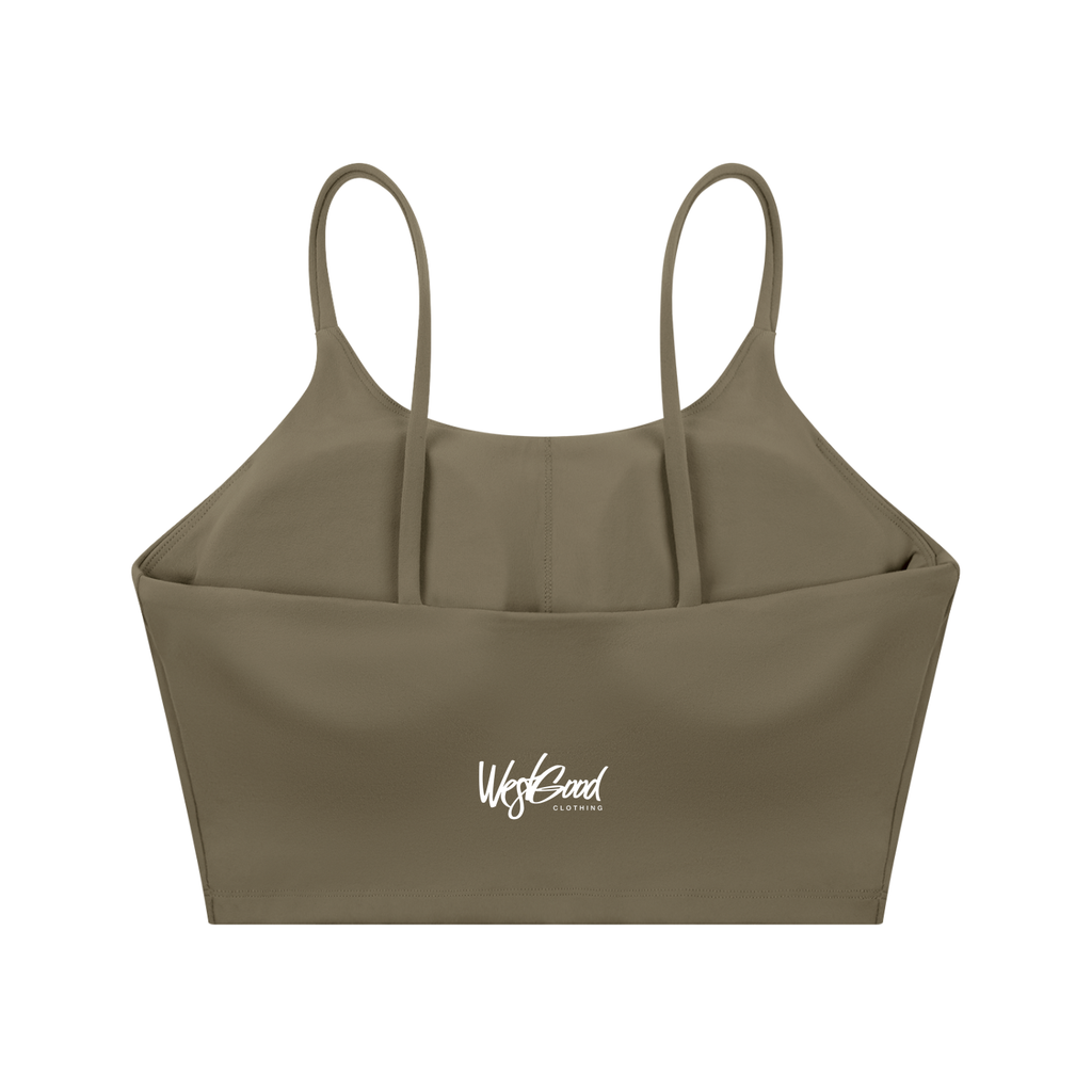 Spaghetti Strap Yoga Sports Bra