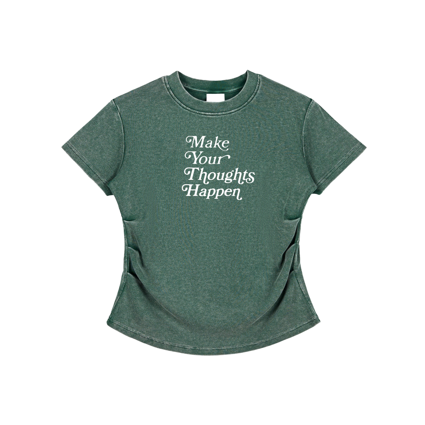 M.Y.T.H Vintaged-Wash Bodycon Cotton T-Shirt