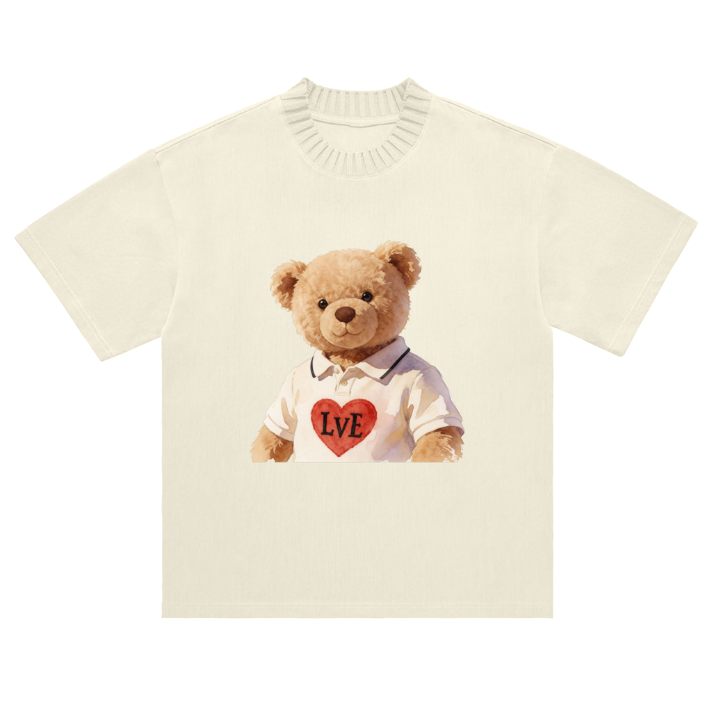 Heavyweight Knitted Round Neck T-Shirt